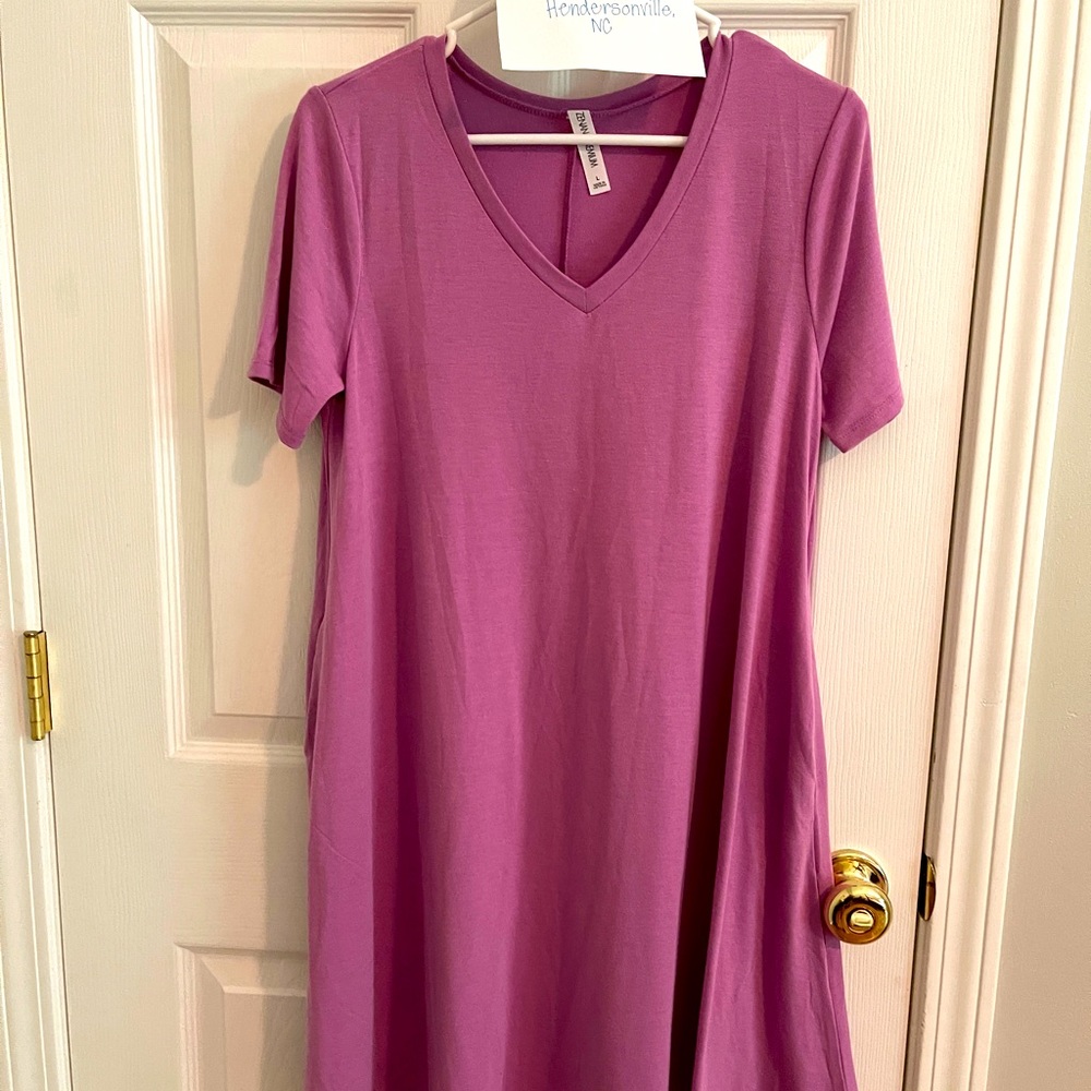 Zenana purple dress